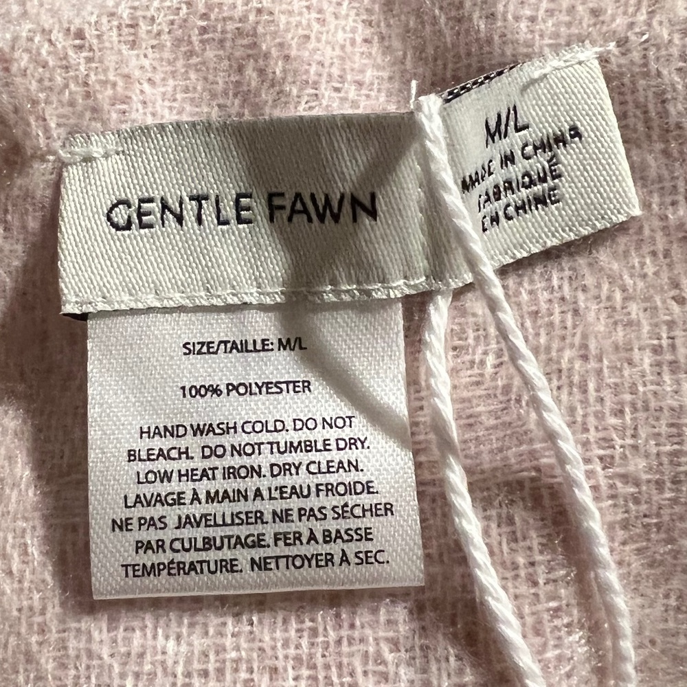 Gentle Fawn Hermosa Fringe Pink Poncho - Picture 6 of 6